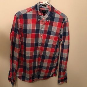 J Crew Plaid button up
